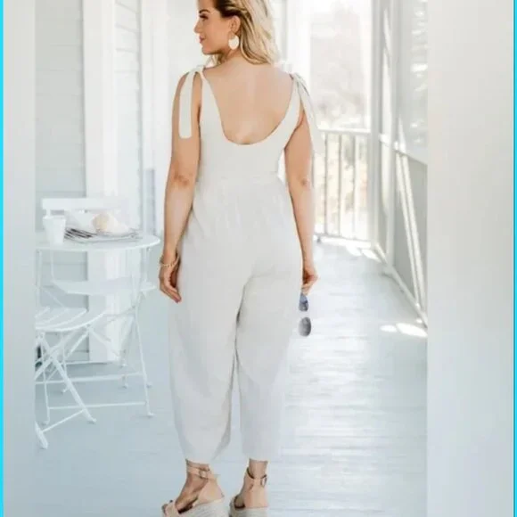 Pink Lilly sleeveless jumpsuit - Picture 4 of 4